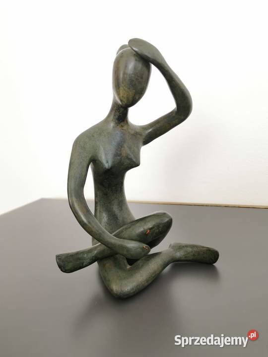Figura z brązu kobieta Abstrakcyjna figurka z podkarpackie Rzeszów sprzedam