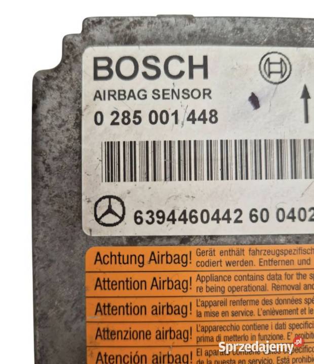 MODUŁ PODUSZEK POWIETRZNYCH AIRBAG MB VITO W639 Działoszyce sprzedam