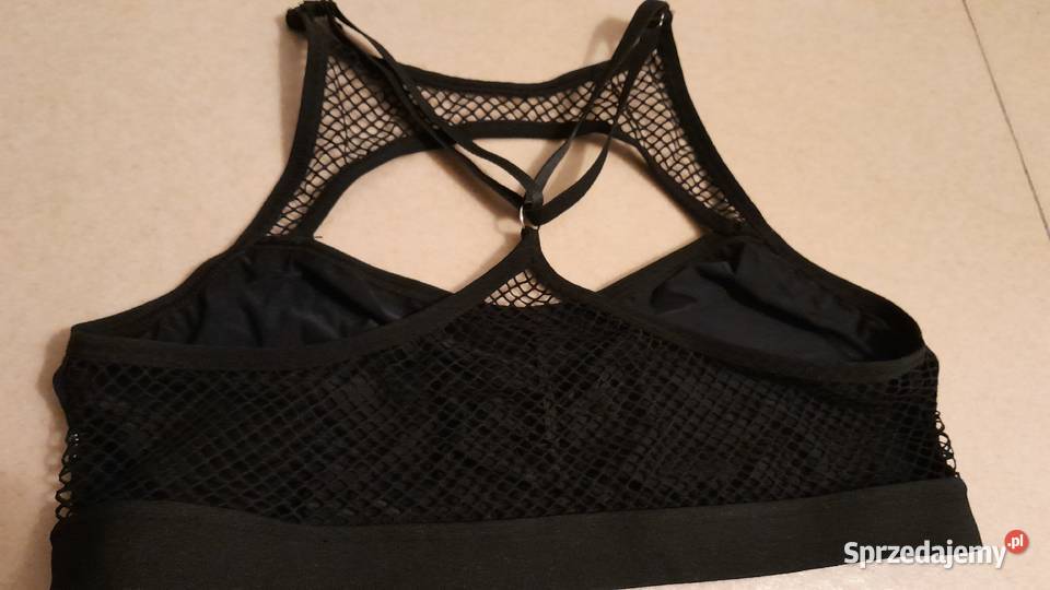 komplet zestaw strój pole dance czarny