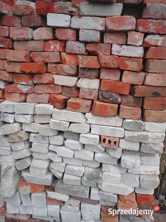 Cegła czerwona biała połówki Brzozówka