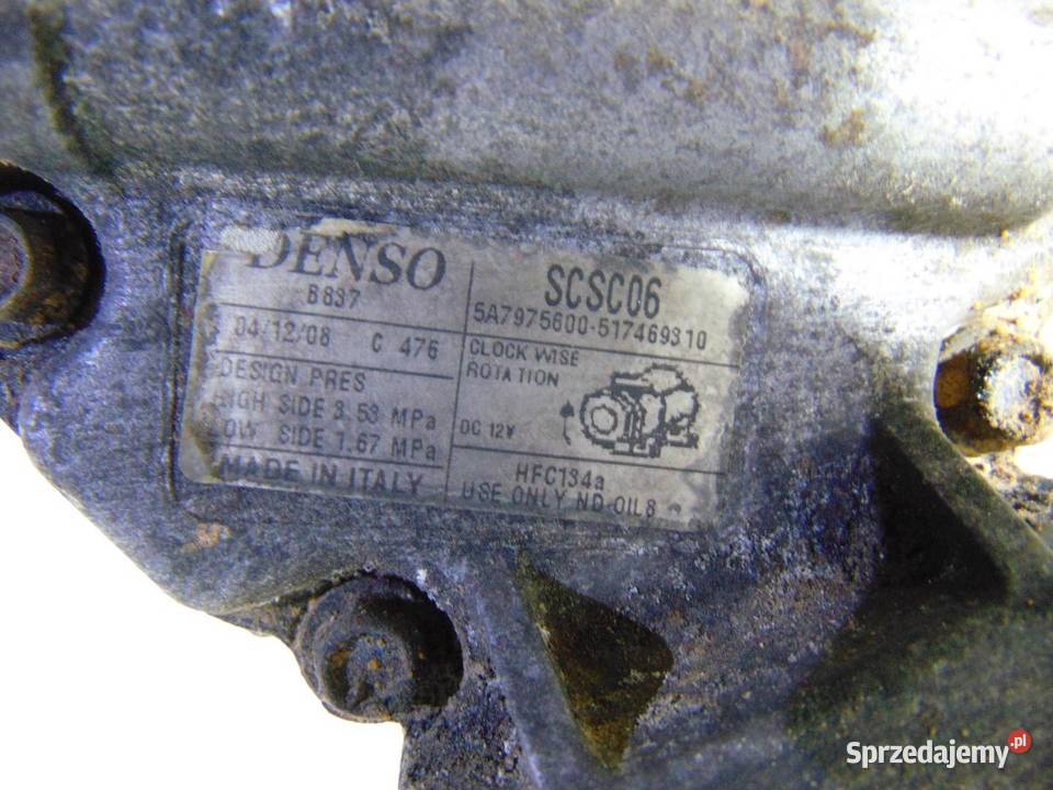 SPRĘŻARKA KLIMATYZACJI FIAT PANDA II 13 MJTD