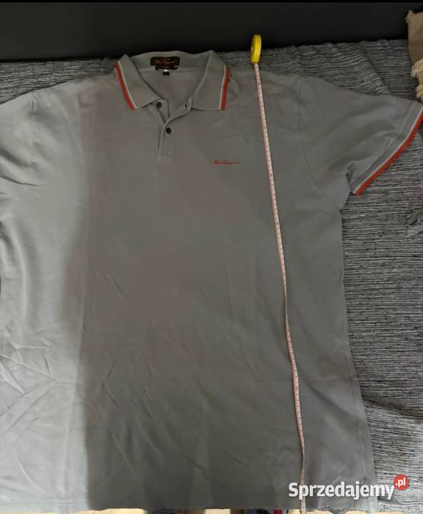 Koszulka polo Ben Sherman szary/srebrny