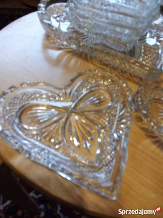 kryształowa zastawa do ciastadesery Warszawa