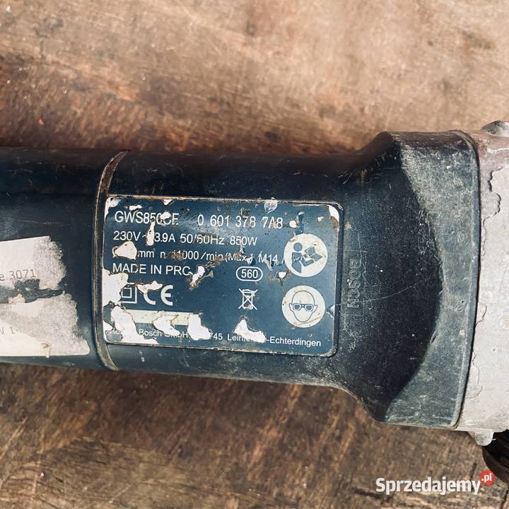 SZLIFIERKA KĄTOWA BOSCH GWS 850CE Elbląg