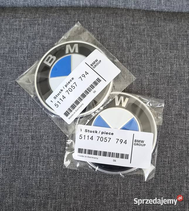 Emblemat logo znaczek BMW 82mm 2 PIN Super Kobyłka