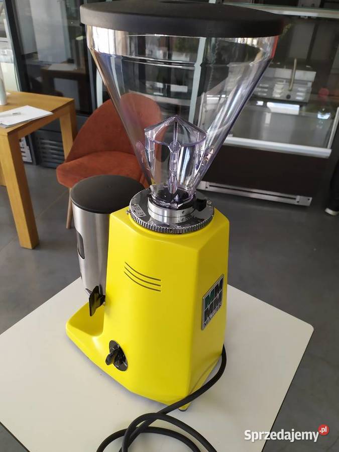 Młynek Mazzer Major Manual lakierowany żółty Kazuń Polski sprzedam
