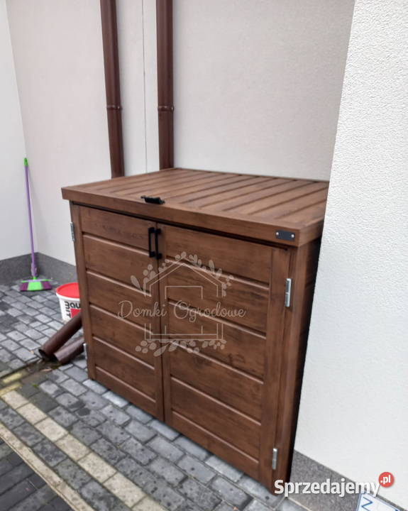 Zabudowa koszy na śmieci wiata śmietnikowa Gryfice