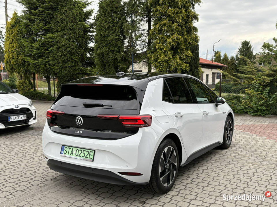 Volkswagen ID3 PRO 107 KW Biała perła Pół czujnik zmierzchu śląskie