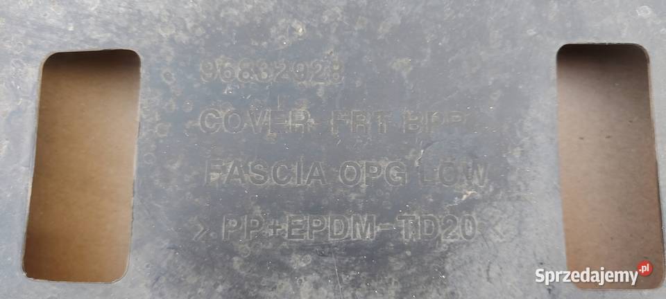 PŁYTA OSŁONA POD ZDERZAK ORYGINAŁ CHEVROLET