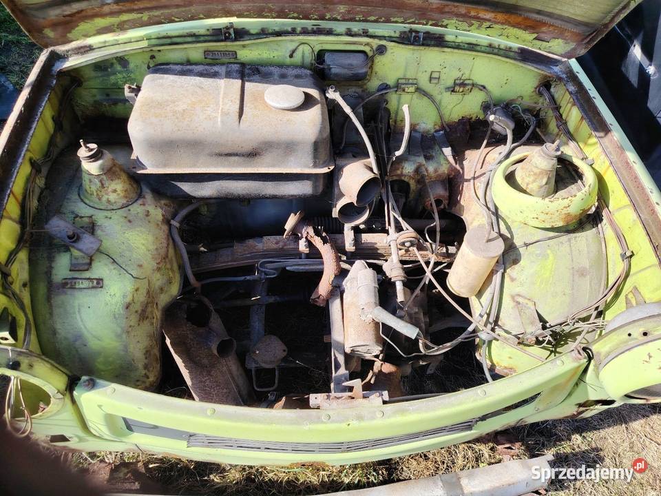 Trabant uszkodzony Wilkowice