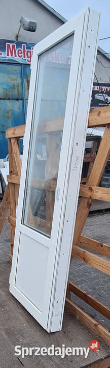 OKNA KacprzaK Okno Balkonowe 78X220 Używane PCV Okna ścienne Siedlce