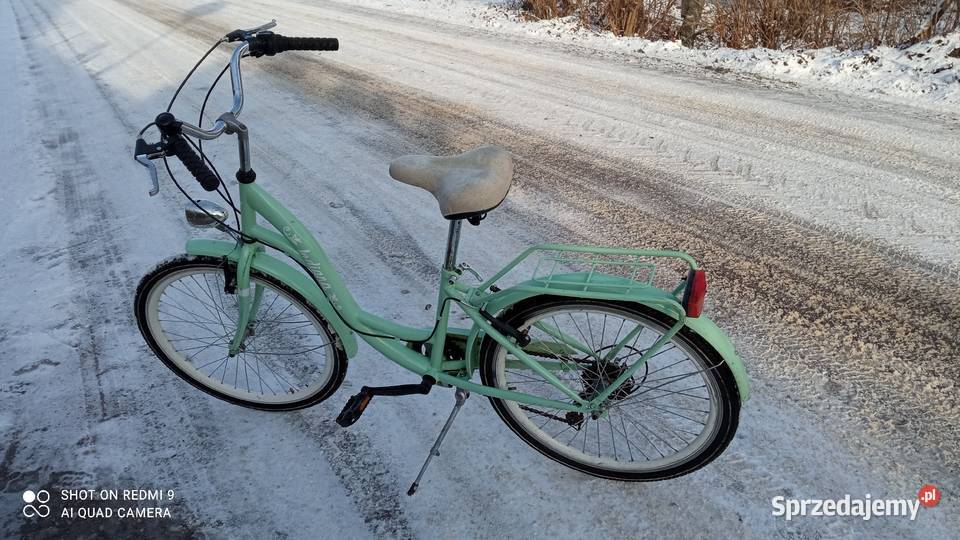 Rower miejski Indiana Moena 24 rama 14 koła 24 warmińsko-mazurskie Miłki