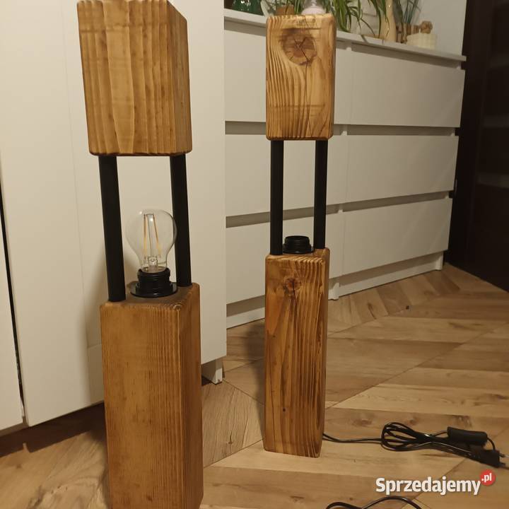 Lampy z drewna Kadcza