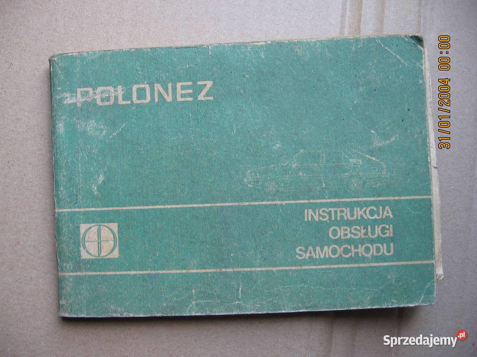 Polonez Borewicz stara instrukcja obsługi 1980r Akcesoria samochodowe Przemyśl