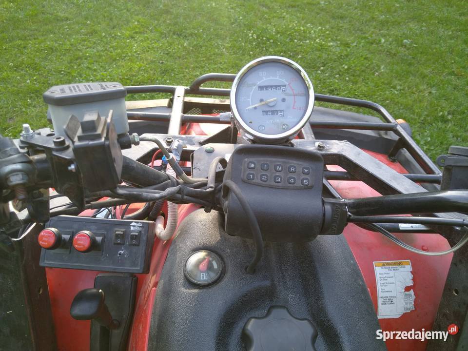 Quad arctic cat 300 4x4 reduktor homologacja Jaszczów