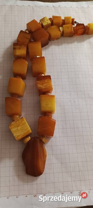 Naszyjnik Bursztyn Vintage