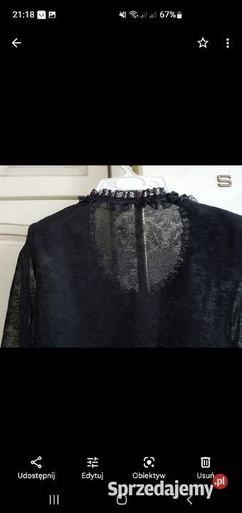 Vintage bluzka z koronka Gdynia