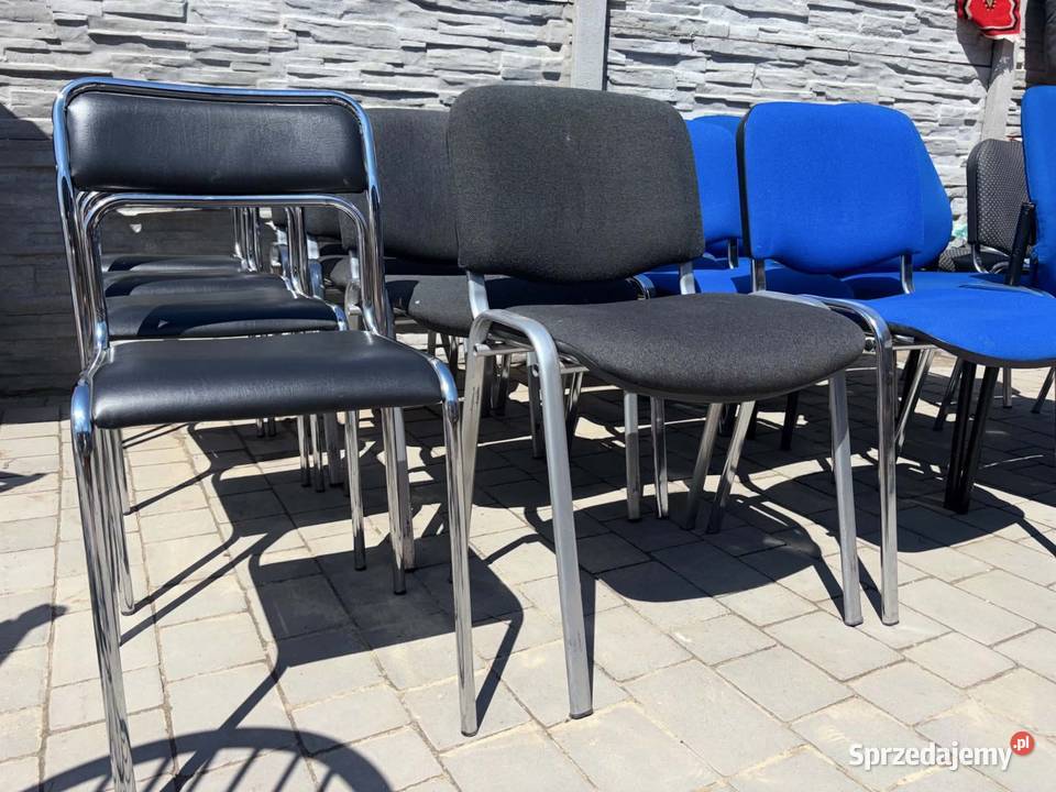 4 Krzesła wkładane jedno w drugieRozne wielkopolskie Ostrów Wielkopolski