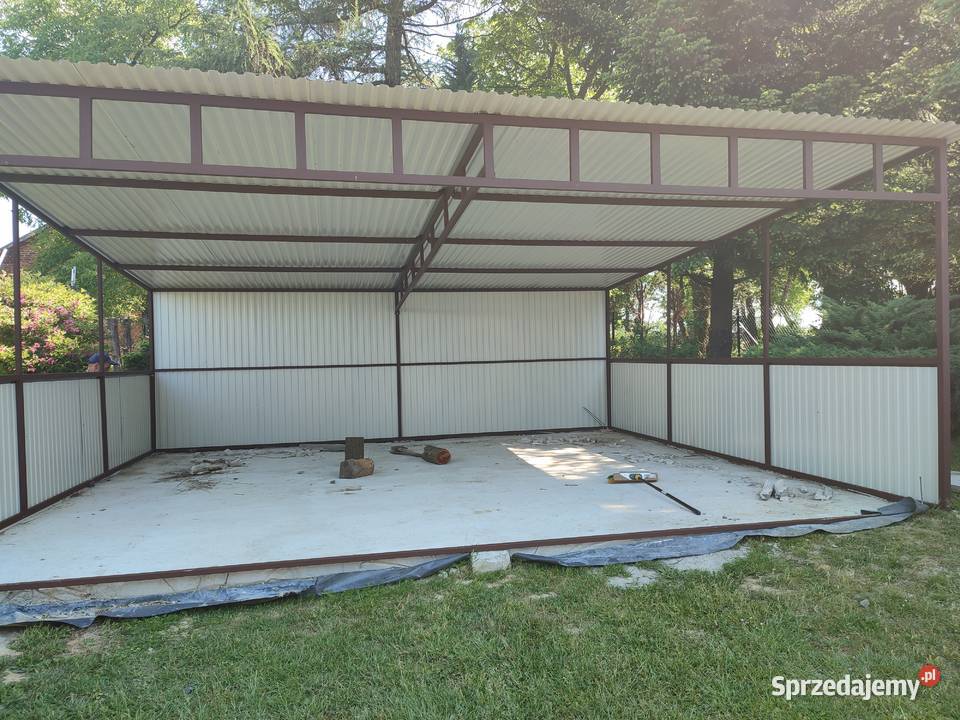 Małe Zadaszenie Garaż Konstrukcja WIATA HALA 20m2 Nowy Sącz sprzedam