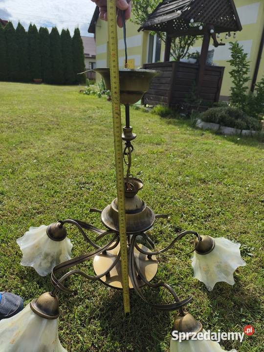 Żyrandol Tulipan 5x Lampa wisząca MADE IN POLAND Dębica