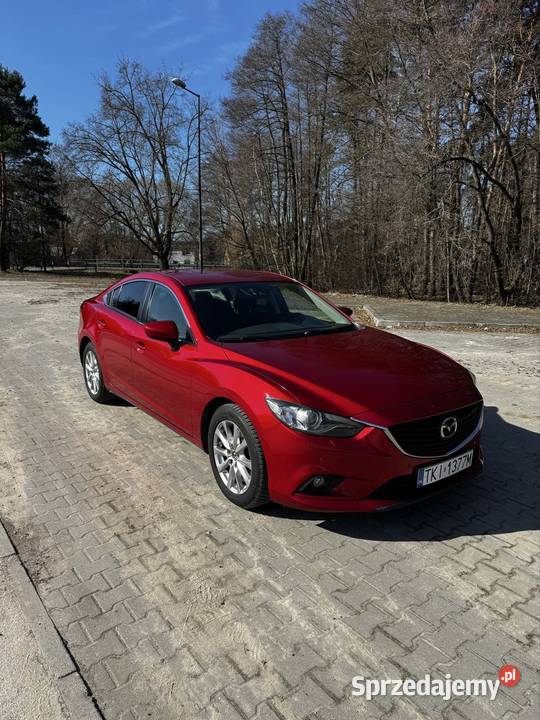 Mazda 6 GJ 22 Diesel 2012teraz czerwony świętokrzyskie Kielce sprzedam