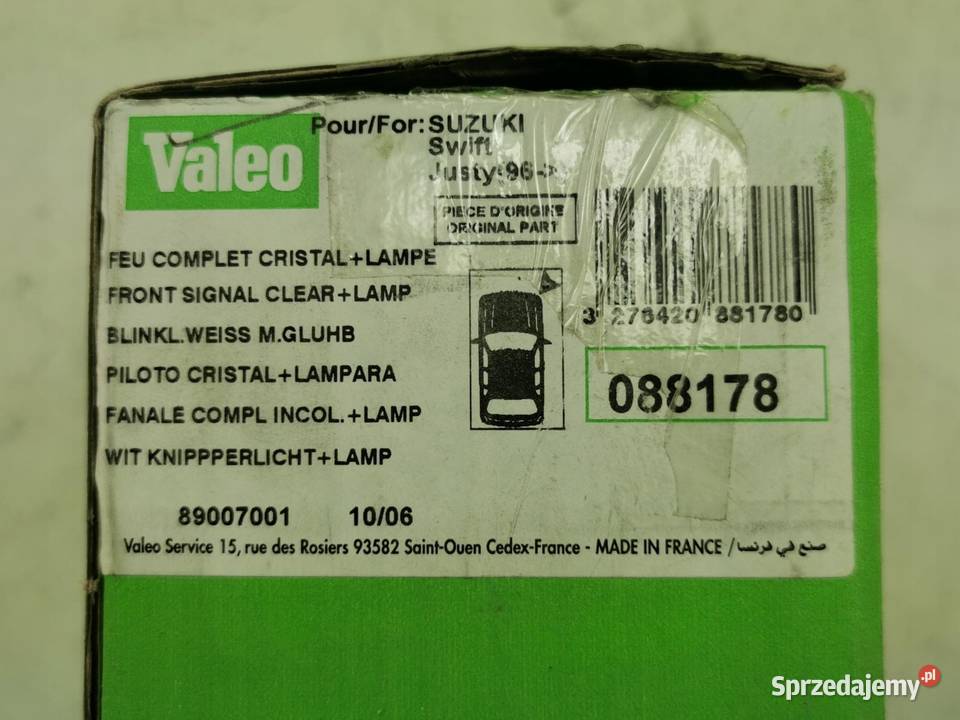 KIERUNKOWSKAZ PRAWY PRZÓD SUBARU JUSTY II 2003 Kierunkowskazy