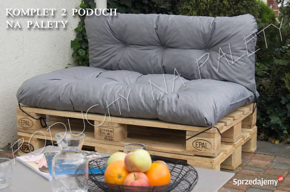Poduszki ogrodowe na palety 120x80 120x40 Skórzewo