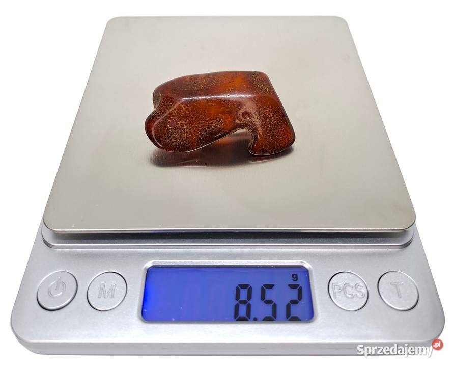 Broszka z bursztynu bursztyn bryłka 1490 Warszawa