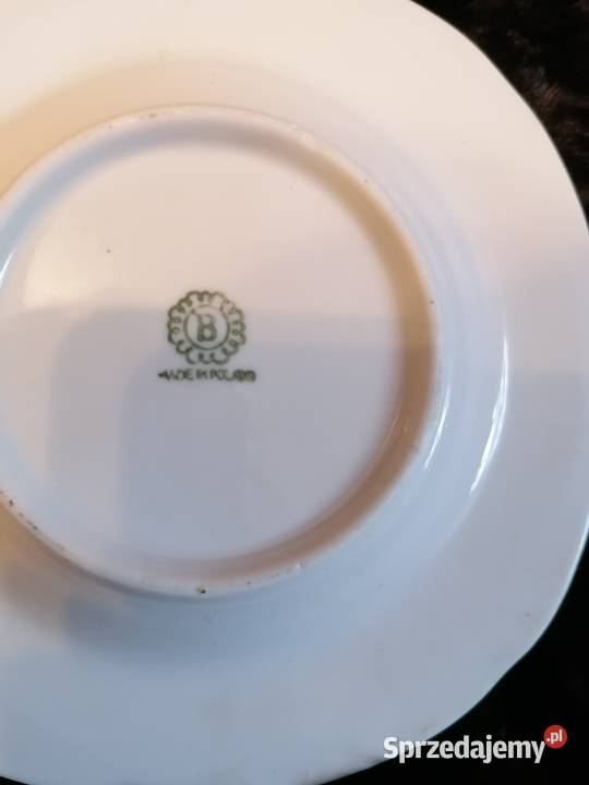 Bogucice porcelanowa popielniczka z oryginalną Porcelana i szkło