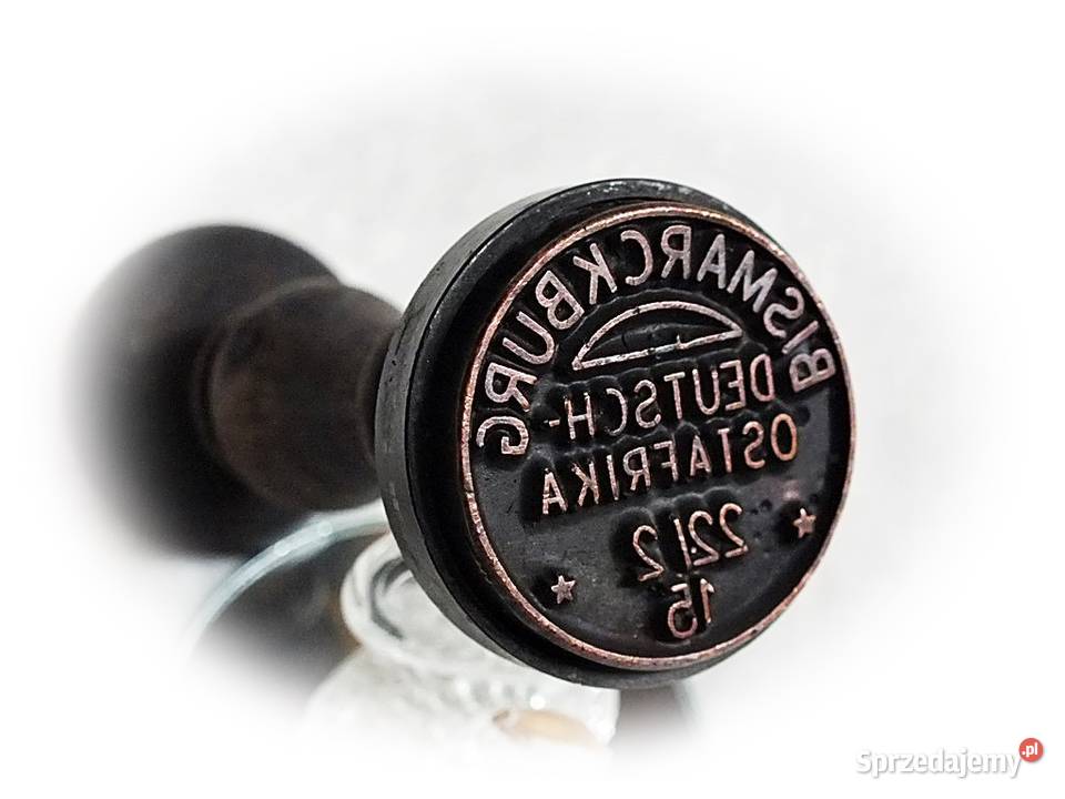 Stara pieczęć Niemcy Deutsh Bismarckburg Żary