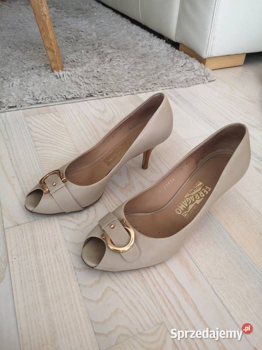 Ferragamo Salvatore buty włoskie na szpilce skóra Warszawa sprzedam