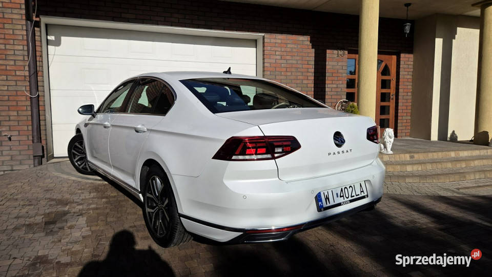 Volkswagen Passat 20 TSI 190 2021 ELEGANCE Biała elektrochrom. lusterko wst.