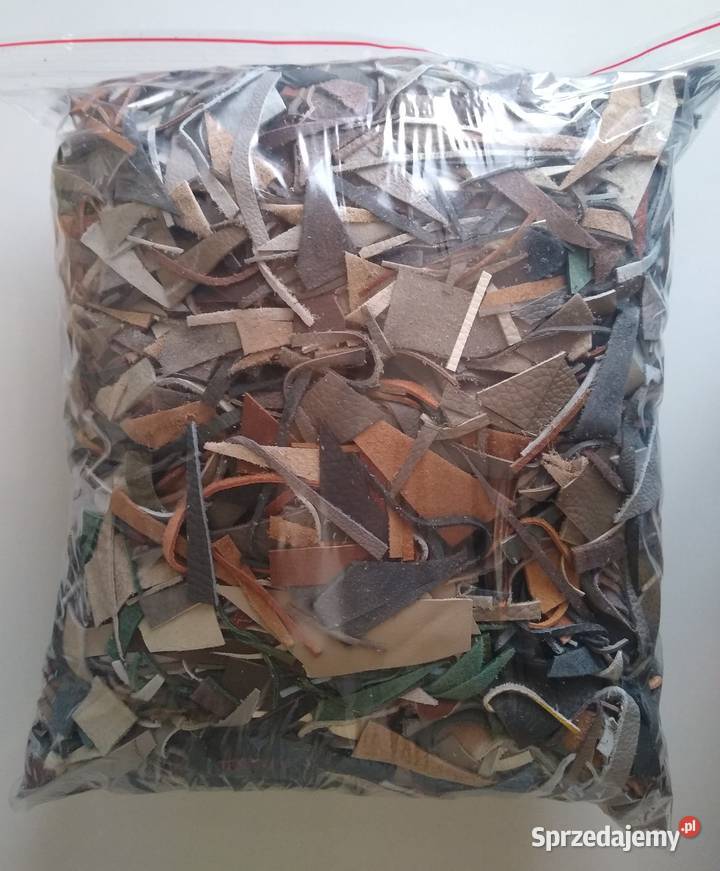 Skóra Licowa Ścinki 3942 gramy wypełnienie Gdańsk