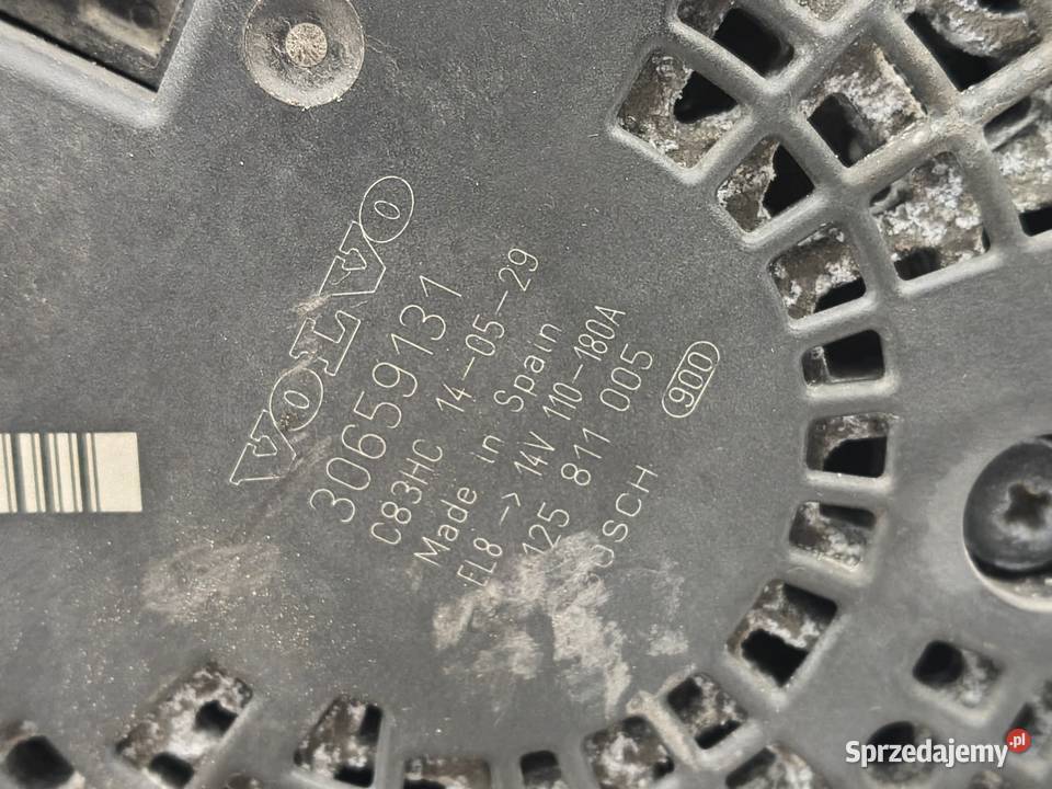 ALTERNATOR Volvo S80 II V70 III 24 D5 30659131 Motoryzacja Chełm