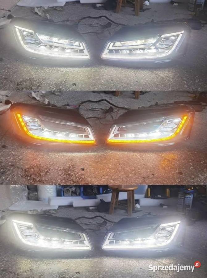 NOWE lampy przednie lampa przód Audi A8 D4 2013 Bełchatów sprzedam