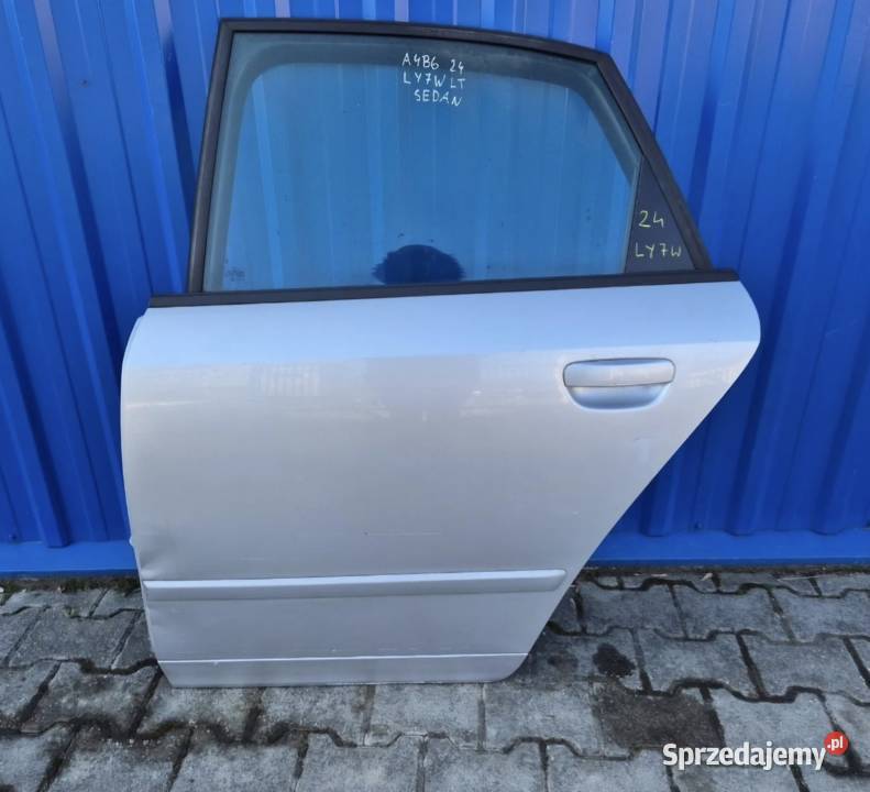 24 DRZWI TYŁ LEWY TYLNE LEWE AUDI A4 B6 SEDAN świętokrzyskie Działoszyce
