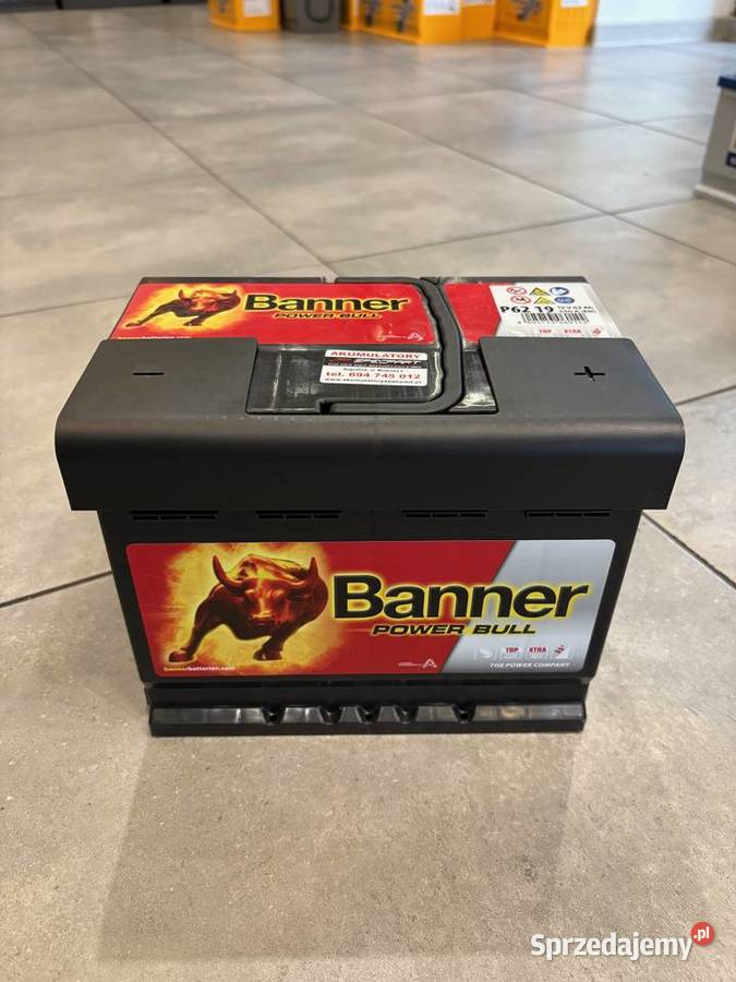 Akumulator Banner Power Bull 62Ah 550A EN PRAWY Augustów