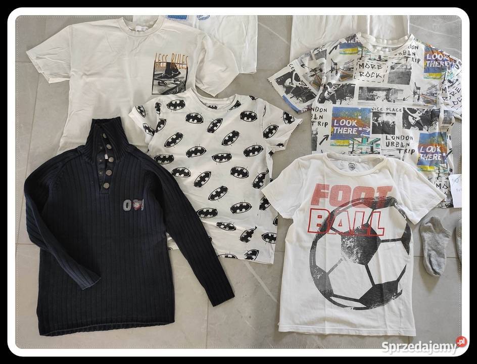 Zestaw paka ubrań chłopięcych rozmiar 146 152 10 lat+ Płock