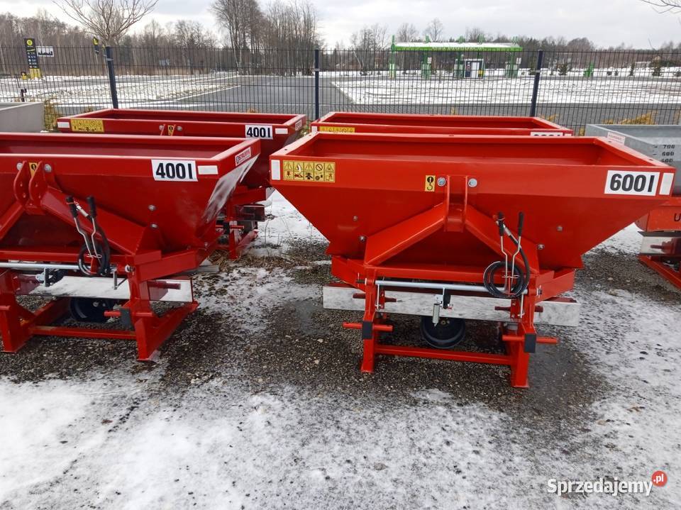 NOWY rozsiewacz do nawozów 4001200 litrów nieuszkodzony mazowieckie Grójec sprzedam