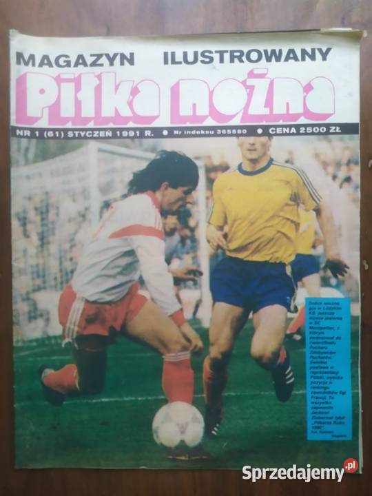 Piłka Nożna Magazyn rocznik 1991 kompletny