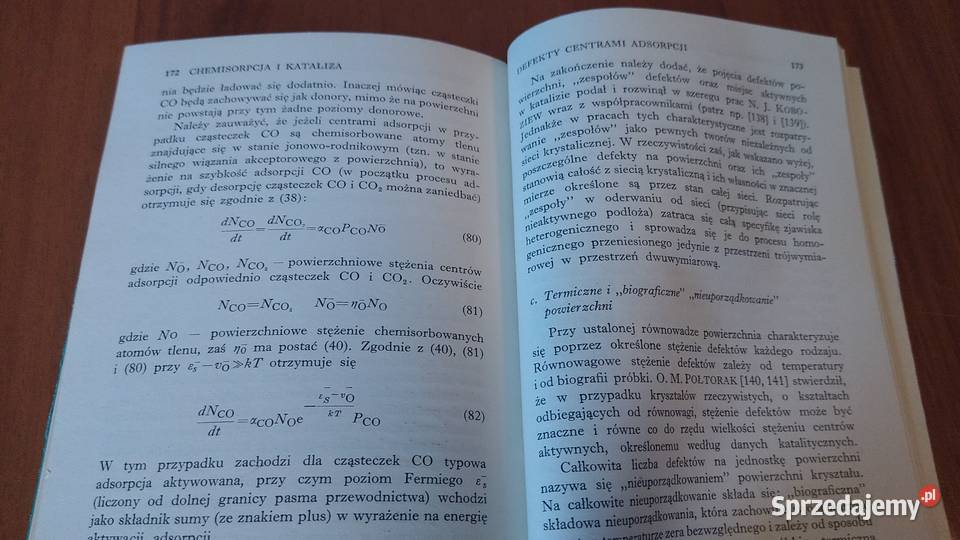Elektronowa teoria katalizy na półprzewodnikach Gdańsk