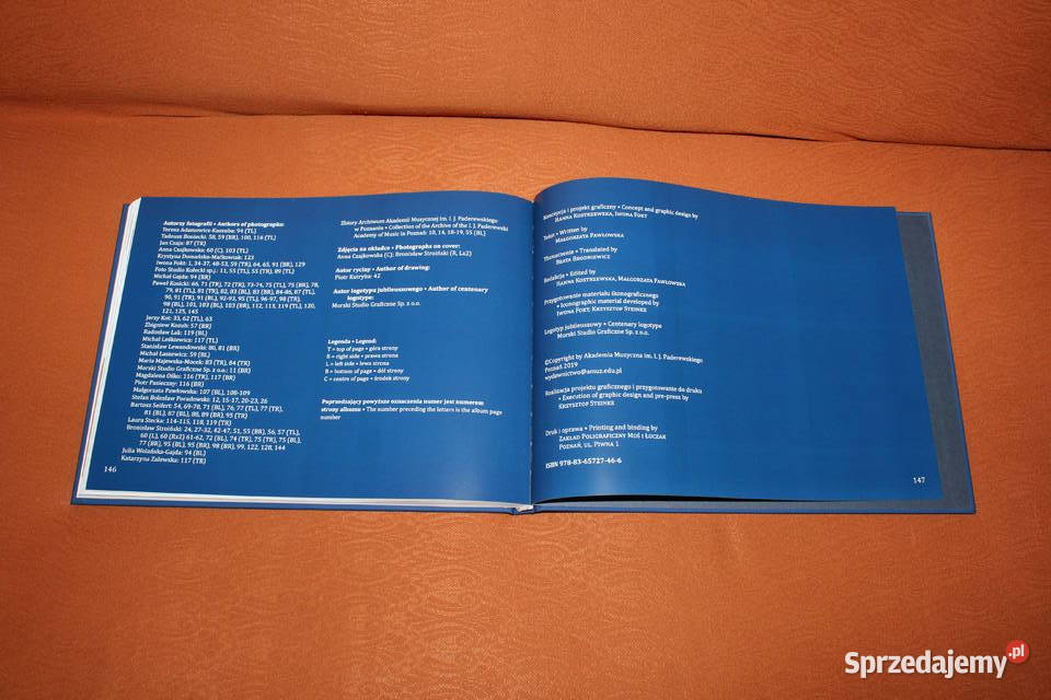 Album Akademia Muzyczna Paderewskiego w Poznaniu twarda Chorzów