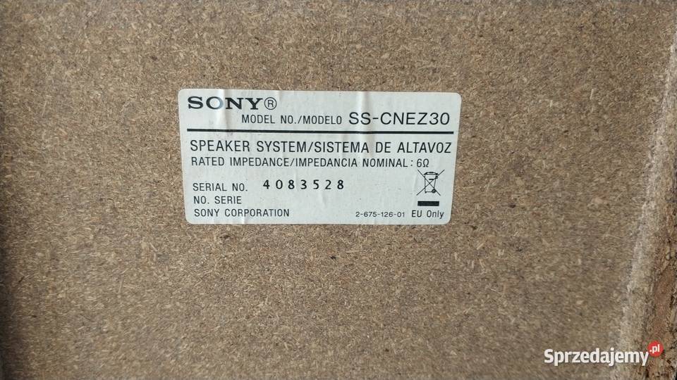Wieża SONY CMTNEZ30 kolumny 2x SSCNEZ30 Łódź