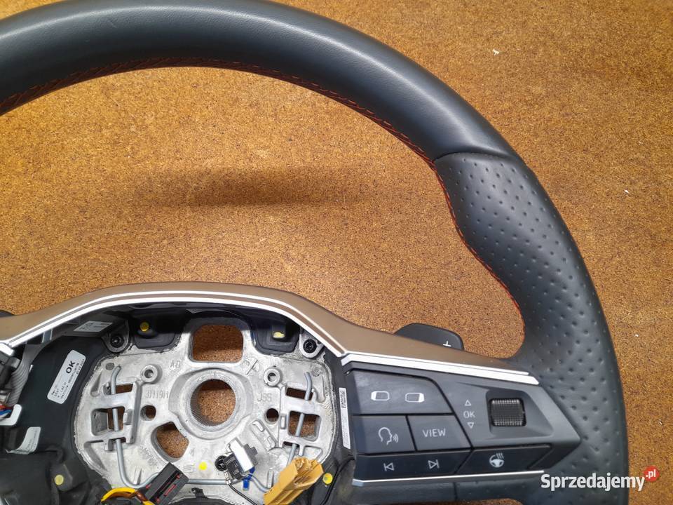 SEAT LEON IV IBIZA KIEROWNICA MULTIFUNKCJA SKÓRA Goleniów