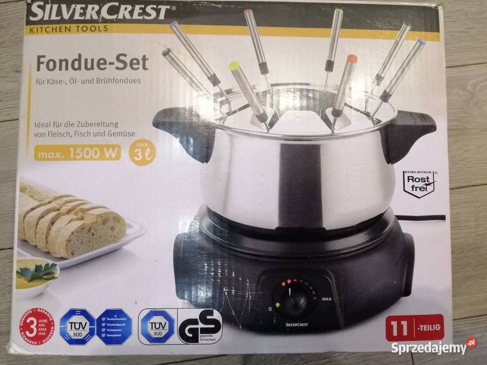 Zestaw do fondue Silver Crest AGD wielkopolskie Nowy Tomyśl