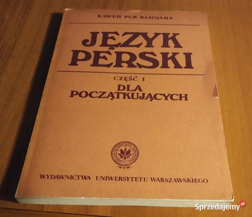 Język perski Cz 1 początkujących Kaweh Pur miękka Książki do nauki języka obcego Gdańsk