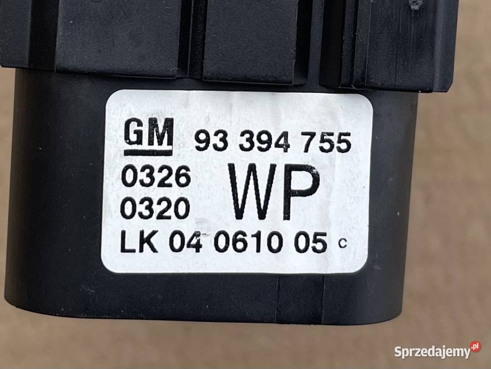 93394755 włącznik świateł Opel meriva a osobowe zachodniopomorskie Szczecin