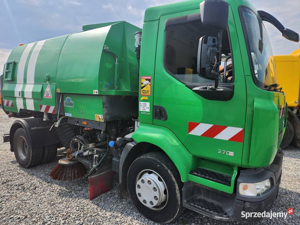 Renault Midlum Zamiatarka Johnston 2010 Szczotki Rok produkcji 2010 Motoryzacja Sierakowice sprzedam
