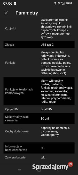 Sprzedam smartfon Doodee V30T Tarnów