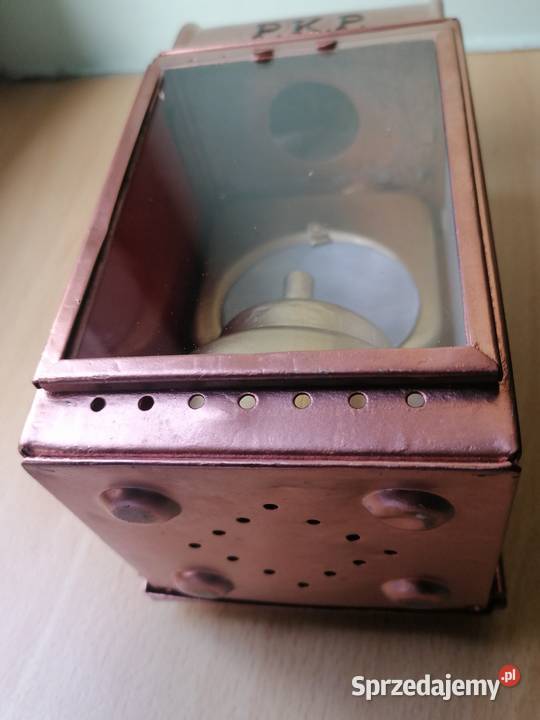 Stara konduktorska lampa karbidowa